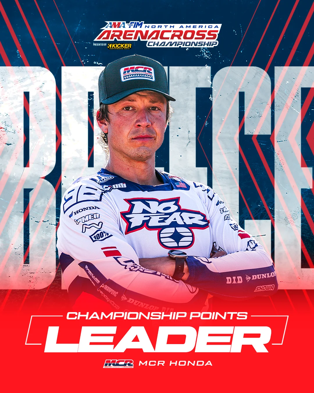 Points leader graphic Breece